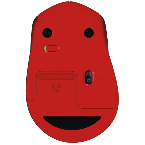 მაუსი LOGITECH Wireless Mouse M330 SILENT PLUS - EMEA - RED , 5 image - Primestore.ge