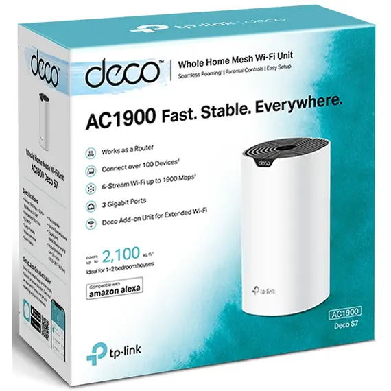 Wi-Fi როუტერი TP-Link Deco S7 (3-pack) Home Mesh Wi-Fi System , 3 image - Primestore.ge