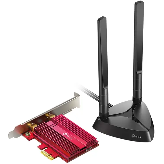 Wi-Fi ადაპტერი TP-Link Archer AX3000E Wi-Fi 6 Bluetooth 5.2 PCIe Adapter  - Primestore.ge