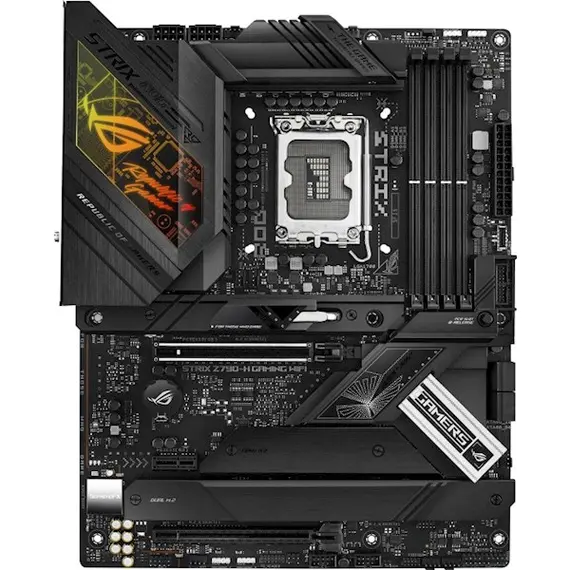დედა დაფა ASUS ROG STRIX Z790-H GAMING WIFI s1700 Z790 4xDDR5 M.2 HDMI-DP Wi-Fi BT ATX , 2 image - Primestore.ge
