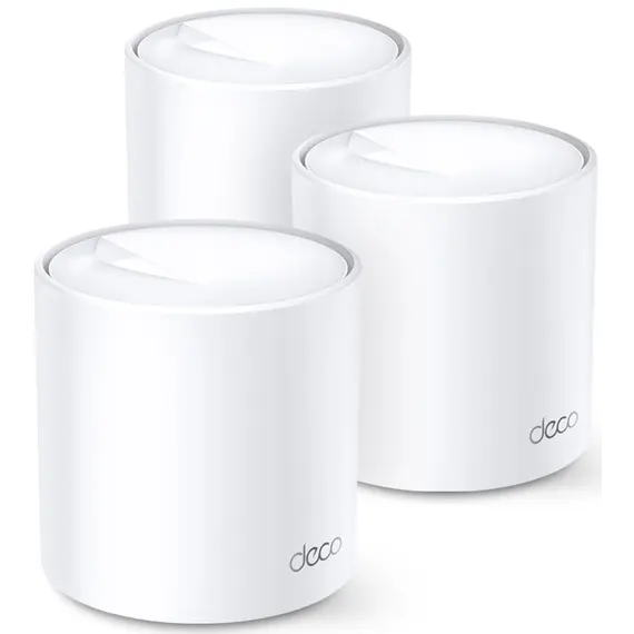 Wi-Fi როუტერი TP-Link Deco X60 (3-pack) AX3000 Whole Home Mesh Wi-Fi 6 System  - Primestore.ge