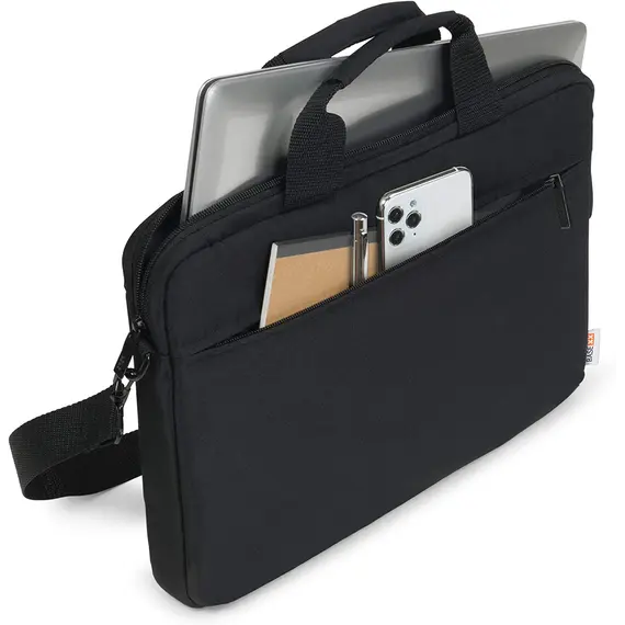 Notebook bag Dicota Slim Case BASE XX Laptop Slim Case 14-15.6" Black, 4 image