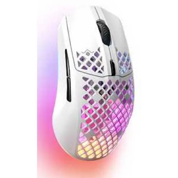 მაუსი SteelSeries Aerox 3 WL (2022) Snow White , 4 image - Primestore.ge