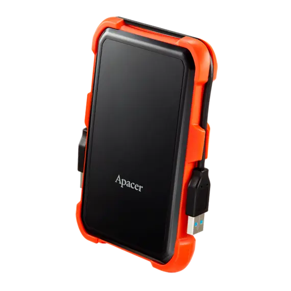 გარე მყარი დისკი Apacer 2.5" USB 3.1 1TB AC630 IP55 Black/Orange , 3 image - Primestore.ge