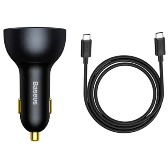 Car charger Baseus Qualcomm Quick Charge 5 Technology Multi-Port Fast Car Charger With Cable TZCCZM-0G
