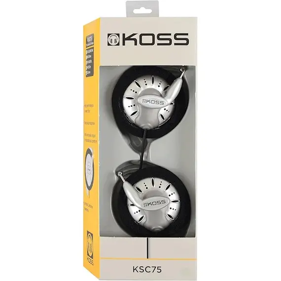Headphone Koss Headphones KSC75 On-Ear Clip, 3 image