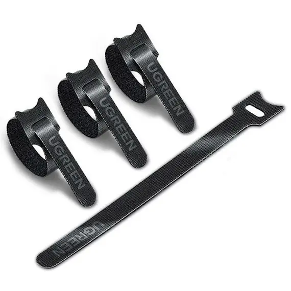 Cable manager UGREEN LP401 (20245) Cat-ear Cable Tie, 3-Piece, Black