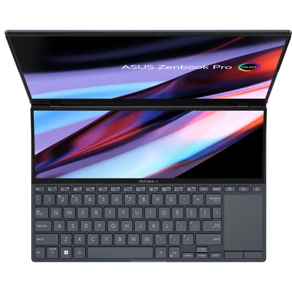 ლეპტოპი Asus Zenbook Pro 14 Duo OLED (UX8402VU-P1036W) - Tech Black , 3 image - Primestore.ge