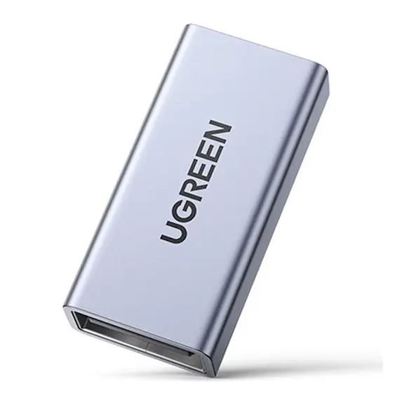 USB ადაპტერი UGREEN US381 (20119) USB 3.0 Type A Female to Female Adapter, Gray , 3 image - Primestore.ge