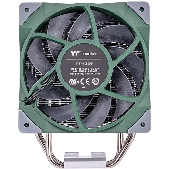 Cooler Thermaltake TOUGHAIR 510 Racing Green CPU Cooler (CL-P075-AL12RG-A), 2 image