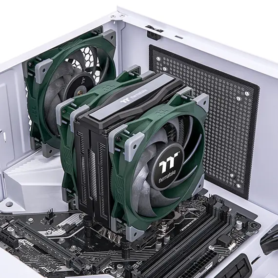Cooler Thermaltake TOUGHAIR 510 Racing Green CPU Cooler (CL-P075-AL12RG-A), 6 image