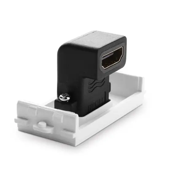 HDMI როზეტი UGREEN MM113 (20318) adapter connector HDMI Socket Panel (White) , 2 image - Primestore.ge