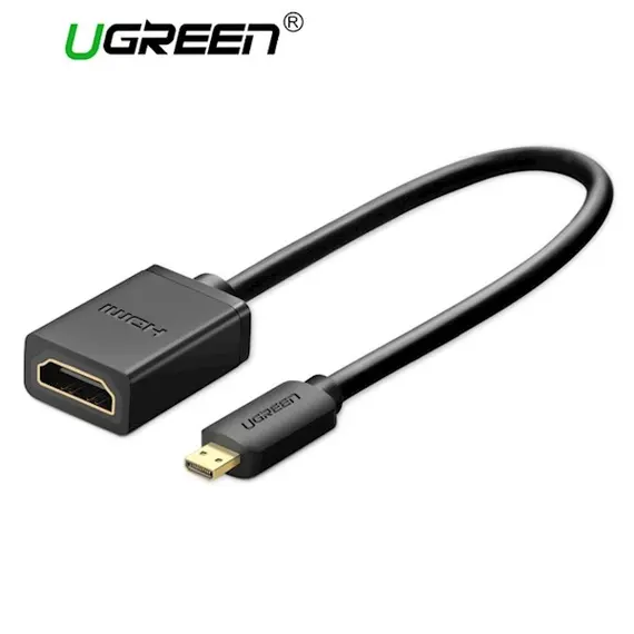HDMI ადაპტერი UGREEN 20134 Micro HDM Imale to HDMI female adapter cable - Primestore.ge