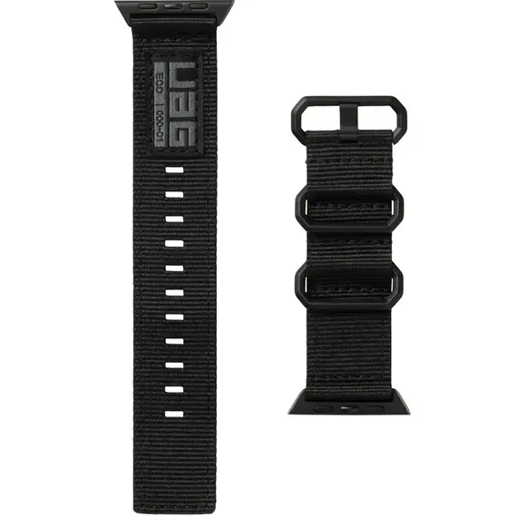 სმარტ საათის სამაჯური UAG Watch 45 Nato Eco Strap- Graphite nylon  - Primestore.ge