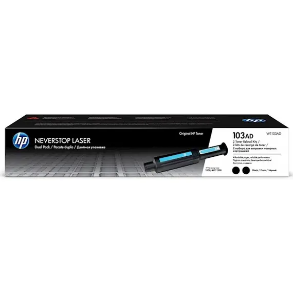 კარტრიჯი HP 103AD Neverstop Toner Reload Kit 2-Pack  - Primestore.ge