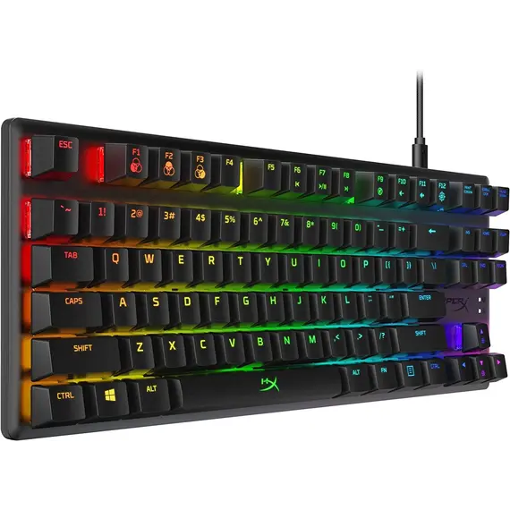 Keyboard HyperX Gaming keyboard Alloy Origins Core Red USB RGB HX-KB7RDX-RU, 2 image