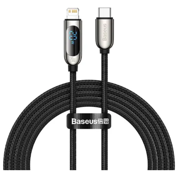 კაბელი Baseus Display Fast Charging Data Cable Type-C to Lightning 20W 2m CATLSK-A01  - Primestore.ge
