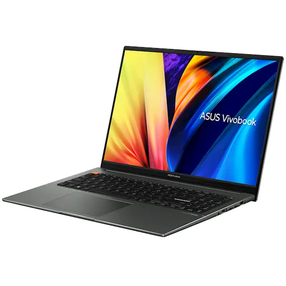 ნოუთბუქი Asus M5602QA-KV119 Vivobook S, 16", Ryzen5-5600H, 16GB, 512GB SSD, Integrated, Black , 3 image - Primestore.ge