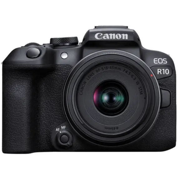 ფოტოაპარატი Canon EOS R10 RF-S 18-45mm IS STM 5331C047AA - Primestore.ge