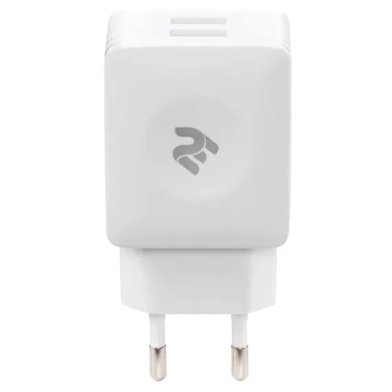 ადაპტერი 2Е Wall Charge Wall for 2 USB - DC5.0V/4.2 A, white  - Primestore.ge