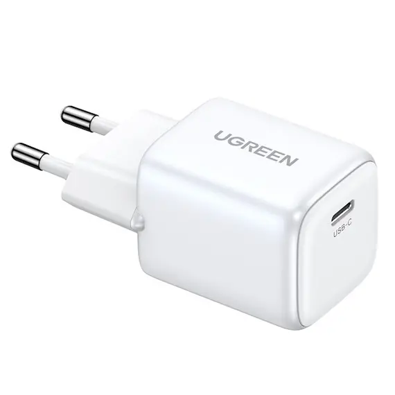 დამტენი UGREEN Charger Type-c CD319 (15326) Nexode, 30W, Single port, USB-C, White , 2 image - Primestore.ge