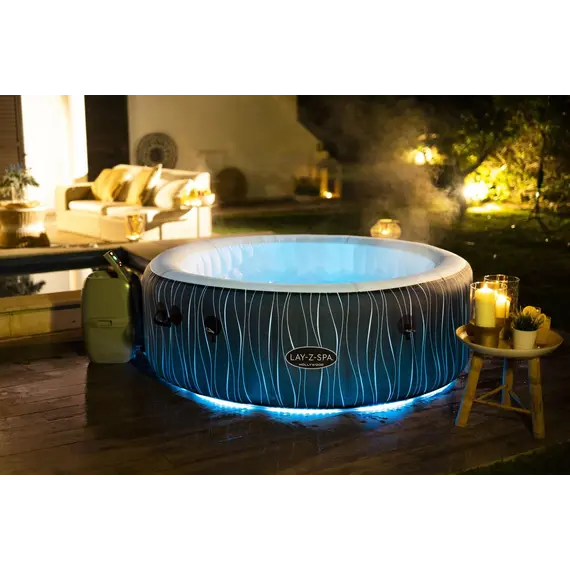 გასაბერი ჯაკუზი Bestway Lay-Z-Spa Hollywood Airjet incl LED lighting , 5 image - Primestore.ge