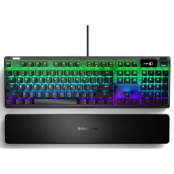 კლავიატურა SteelSeries Keyboard Apex Pro TKL (2023) RGB 104key OmniPoint Switch USB EN Black  - Primestore.ge