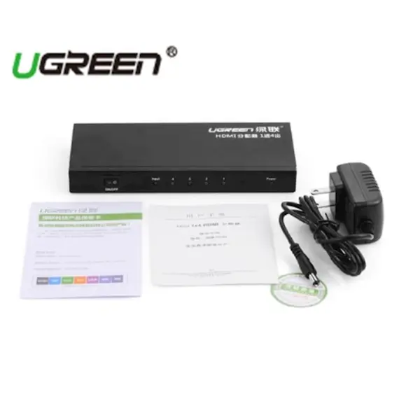 Splitter UGREEN 40202 1x4 HDMI Amplifier Splitter, 3 image