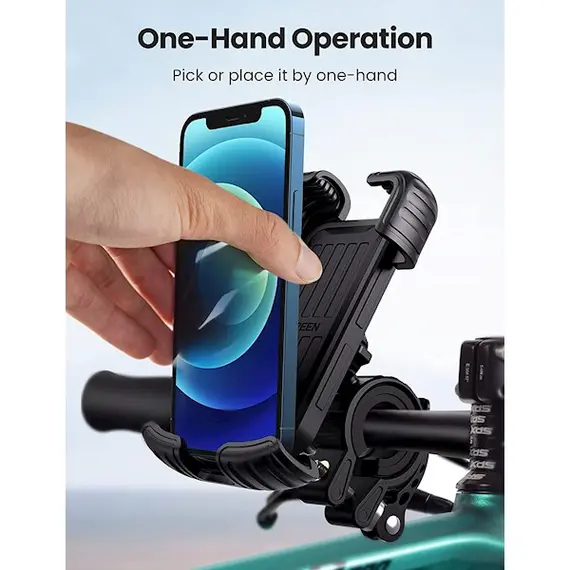 მობილურის დამჭერი UGREEN LP494 (60548), Bike Mount Phone Holder, Black , 2 image - Primestore.ge