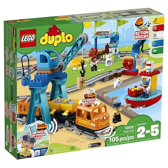 სათამაშო ლეგო LEGO Duplo Cargo Train , 5 image - Primestore.ge