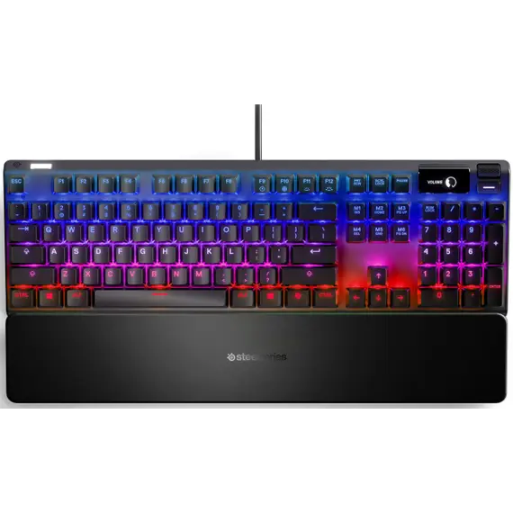კლავიატურა SteelSeries Keyboard Apex Pro TKL (2023) RGB 104key OmniPoint Switch USB EN Black , 3 image - Primestore.ge