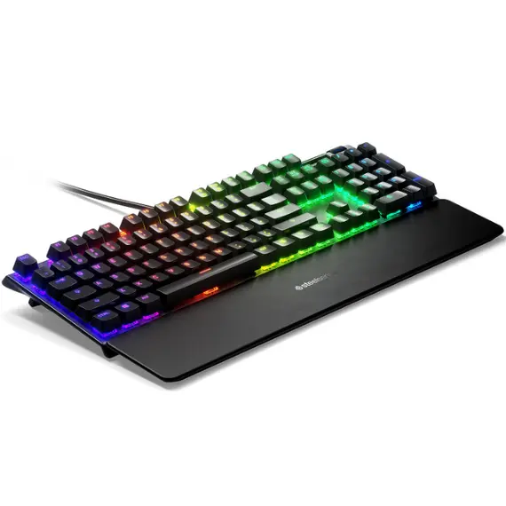 კლავიატურა SteelSeries Keyboard Apex Pro TKL (2023) RGB 104key OmniPoint Switch USB EN Black , 4 image - Primestore.ge