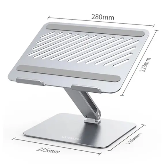 ნოუთბუქის სადგამი UGREEN LP339 (40291), Laptop Stand, Silver , 2 image - Primestore.ge