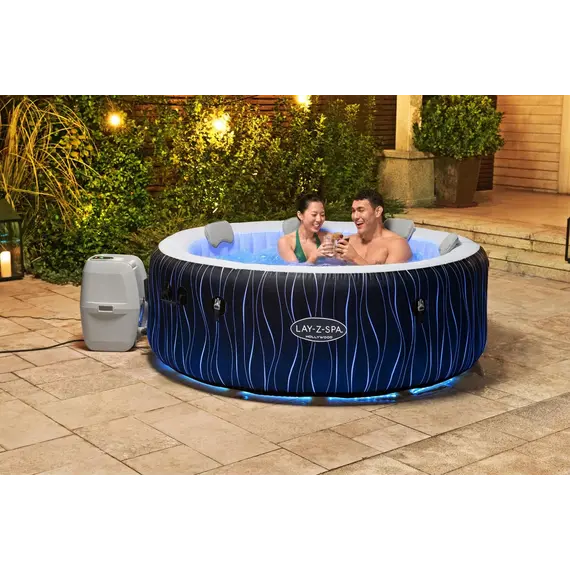გასაბერი ჯაკუზი Bestway Lay-Z-Spa Hollywood Airjet incl LED lighting , 3 image - Primestore.ge