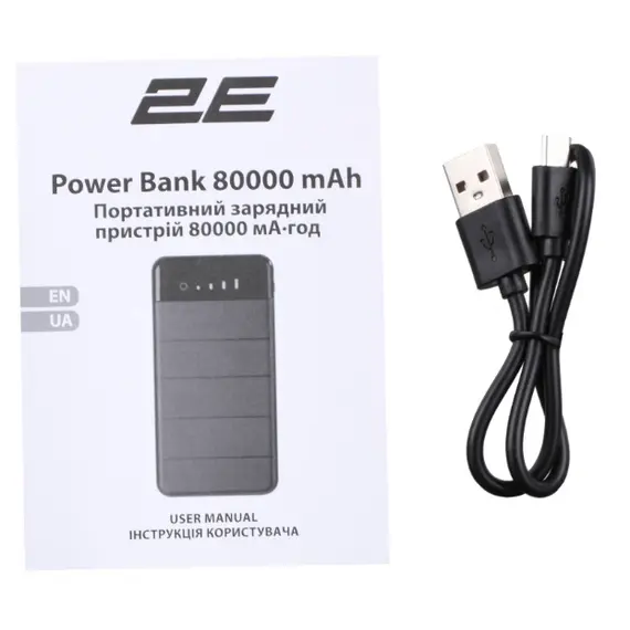 პორტატული დამტენი 2E Power Bank Solar 8000mAh Black , 8 image - Primestore.ge