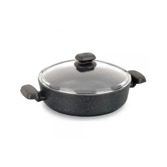 ქვაბი Korkmaz A1344 Ornella Alu. Low Casserole 26x7 cm / 3.5 l.  - Primestore.ge