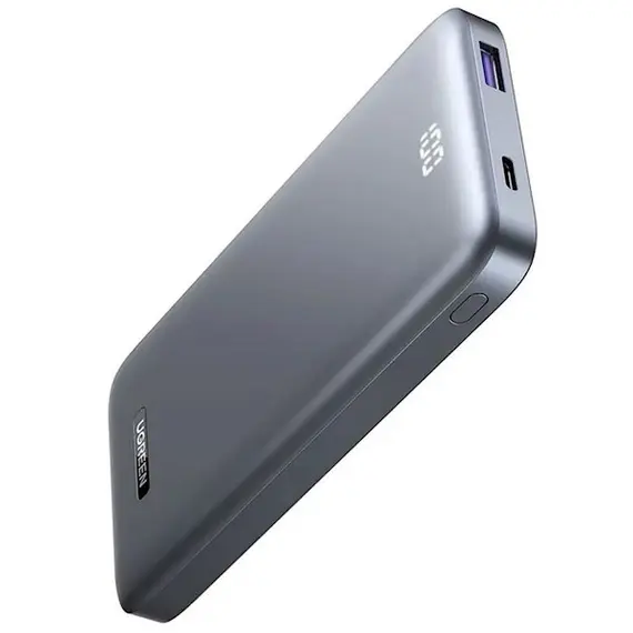 პორტატული დამტენი UGREEN PB198 (60689), 10000mAh, USB-C, Type-c, USB-A, Power Bank, Gray , 3 image - Primestore.ge