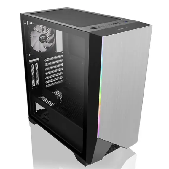 Case Thermaltake H550 TG ARGB Mid-Tower Chassis - Black, 5 image
