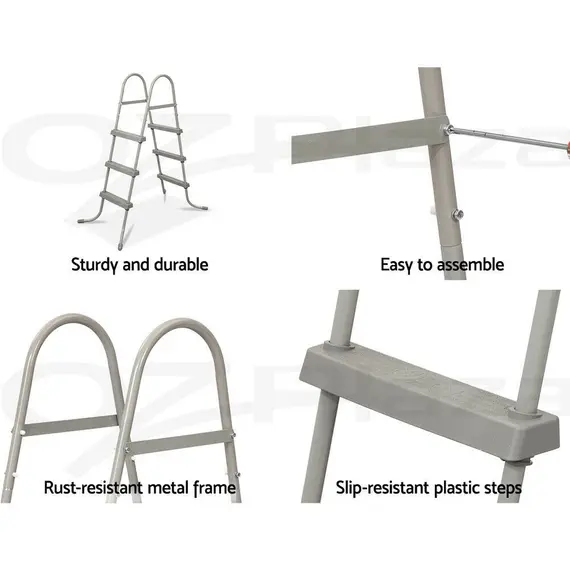 Pool Ladder Bestway Above Ground Pool Ladder With Removable Steps 42 Inch 58335, 2 image