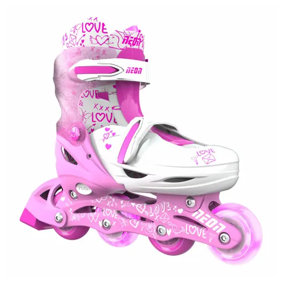 საბავშვო როლიკები 2 IN 1 NEON COMBO CYBER SKATES NT31P4 (34-37) , 2 image - Primestore.ge