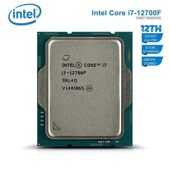 პროცესორი INTEL CORE I7-12700F 25MB CACHE 4.90GHZ CM8071504555020 TRAY  - Primestore.ge