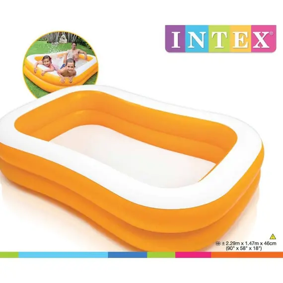 გასაბერი აუზი INTEX Mandarin Swim Center Family Pool 229X147x46cm - Primestore.ge