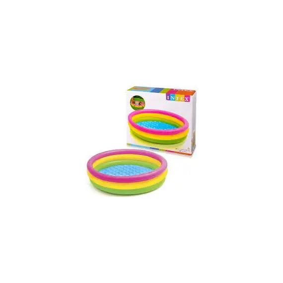 საბავშვო აუზი "ცისარტყელა"  INTEX PISCINA 3 ANELLI  CM 114x25 57412  - Primestore.ge