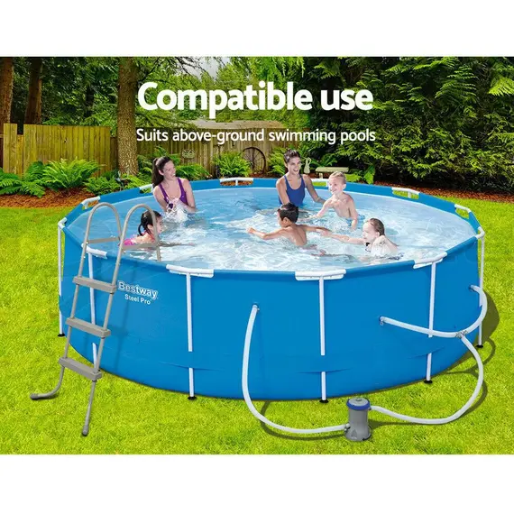 Pool Ladder Bestway Above Ground Pool Ladder With Removable Steps 42 Inch 58335, 4 image