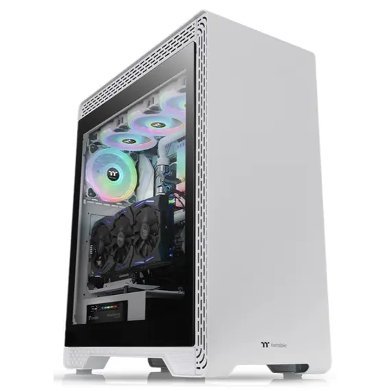 Case Thermaltake S500 Tempered Glass Snow Edition Mid-Tower