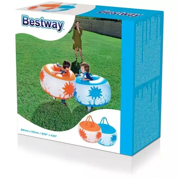 გასაბერი სათამაშო Bestway Childrens Outdoor Inflatable Body Bumpers-Set Of 2 Giant 36 Inches 52222 , 3 image - Primestore.ge