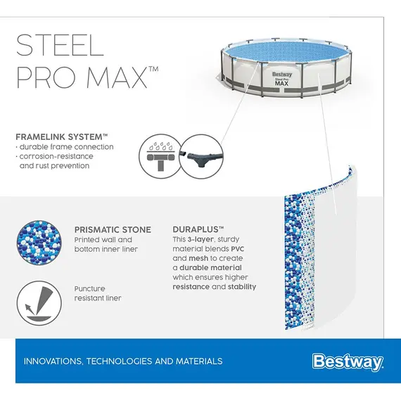 კარკასული აუზი Bestway 56416 , 3 image - Primestore.ge