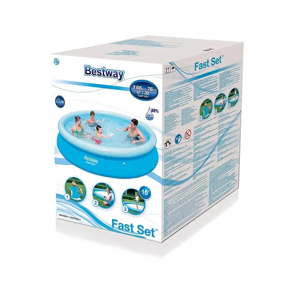 გასაბერი აუზი Bestway Fast Set Pool 3.66mx76cm 57273 , 2 image - Primestore.ge