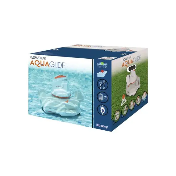 რობოტი მტვერსასრუტი Bestway Flowclear autonomer Poolroboter AquaGlide , 2 image - Primestore.ge