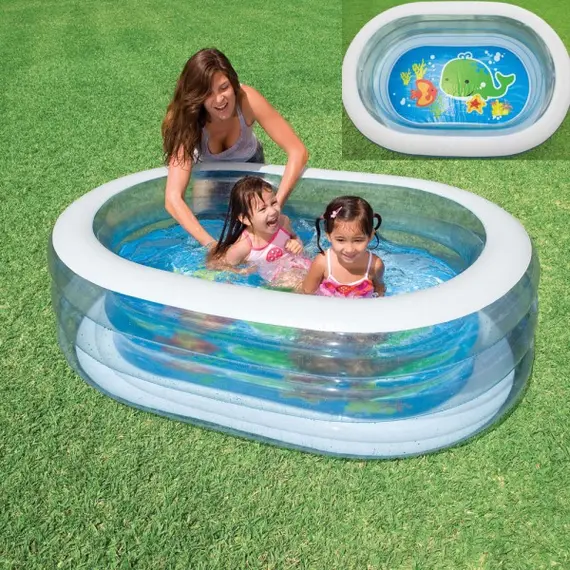 გასაბერი აუზი INTEX OVAL POOL 163x 107 x 46cm , 4 image - Primestore.ge